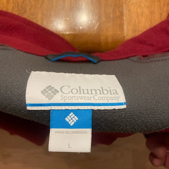 Columbia Omni-Shield Men's Large Bold Red Performance Jacket - Picture 3 of 4